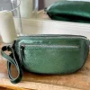 Femmes Saheline Sac Banane Vert Emeraude Irise June
