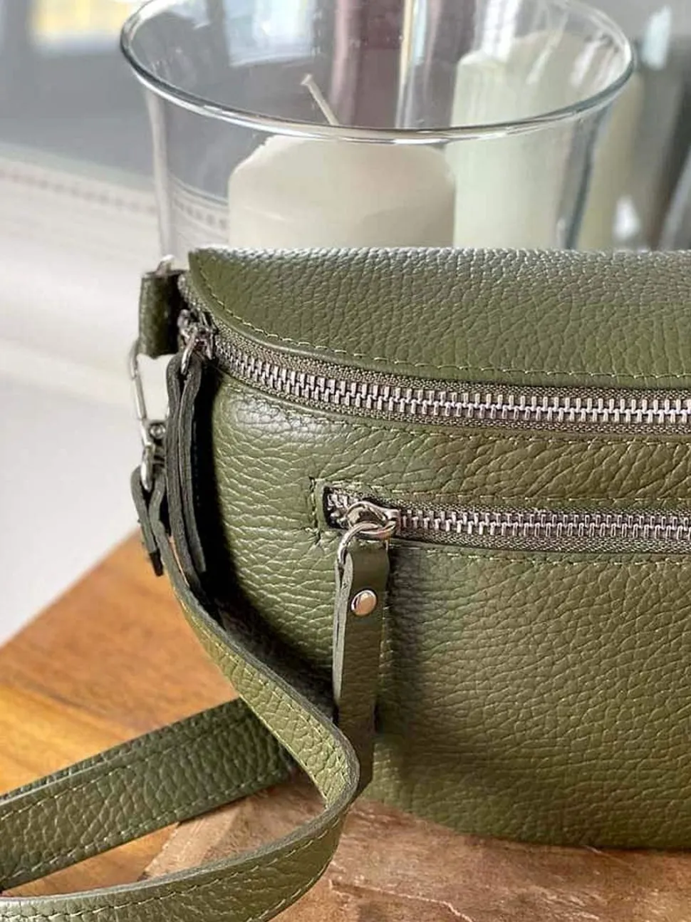 sac_banane_vert_kaki_chel_2.webp Femmes Saheline Sac Banane Vert Kaki Chelby