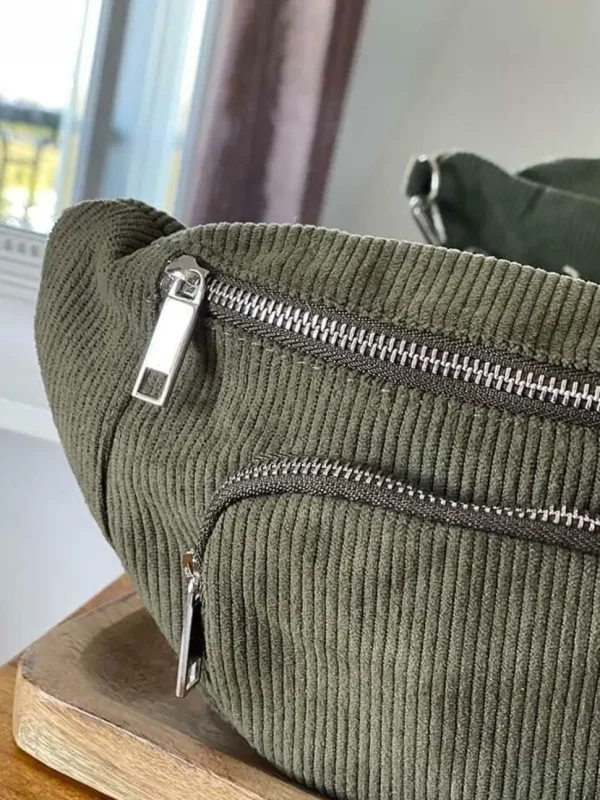 Femmes Saheline Sac Banane Vert Kaki Estela