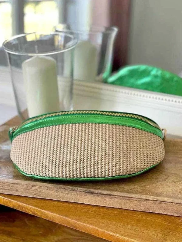 Femmes Saheline Sac Banane Vert Mila