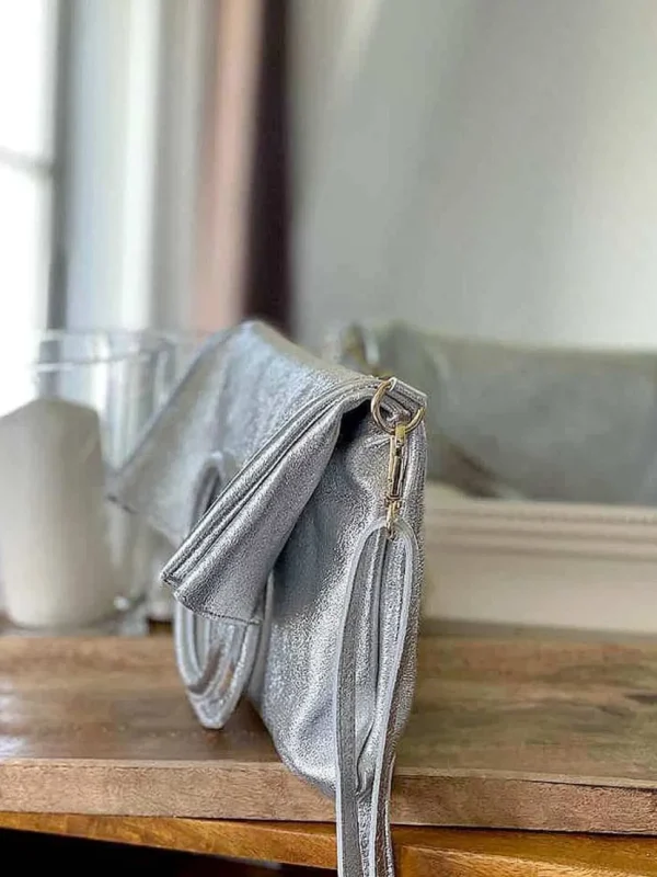 Femmes Saheline Sac Gris Argent Scarlett