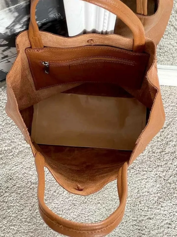 Femmes Saheline Sac Marron Camel Agata