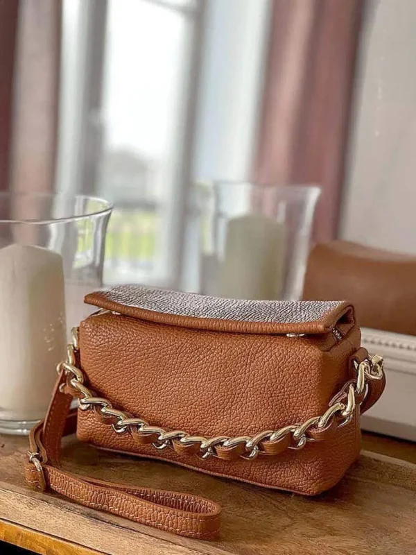 Femmes Saheline Sac Marron Camel Clover