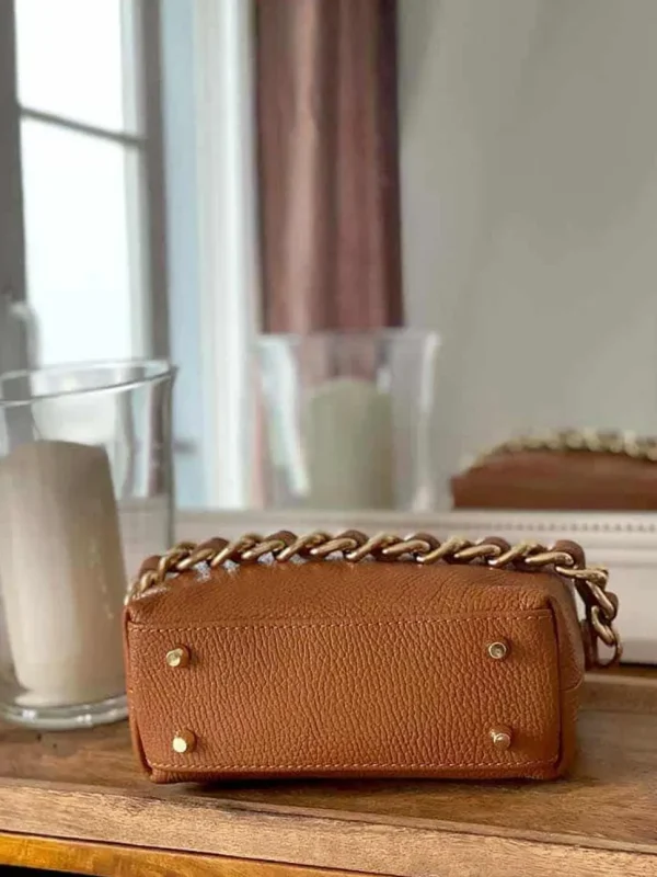 Femmes Saheline Sac Marron Camel Clover