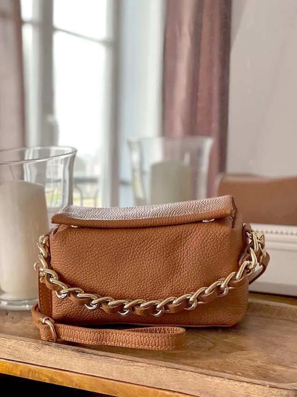 sac_marron_camel_clover_6.webp Femmes Saheline Sac Marron Camel Clover