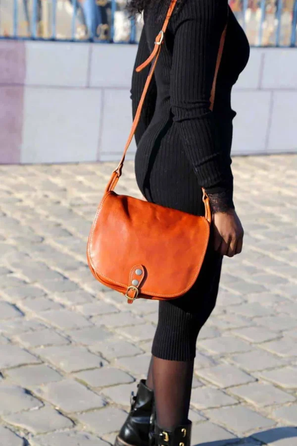 Femmes Saheline Sac Marron Camel Stefania