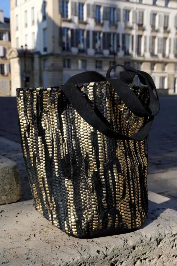 Femmes Saheline Sac Noir Dore Lany
