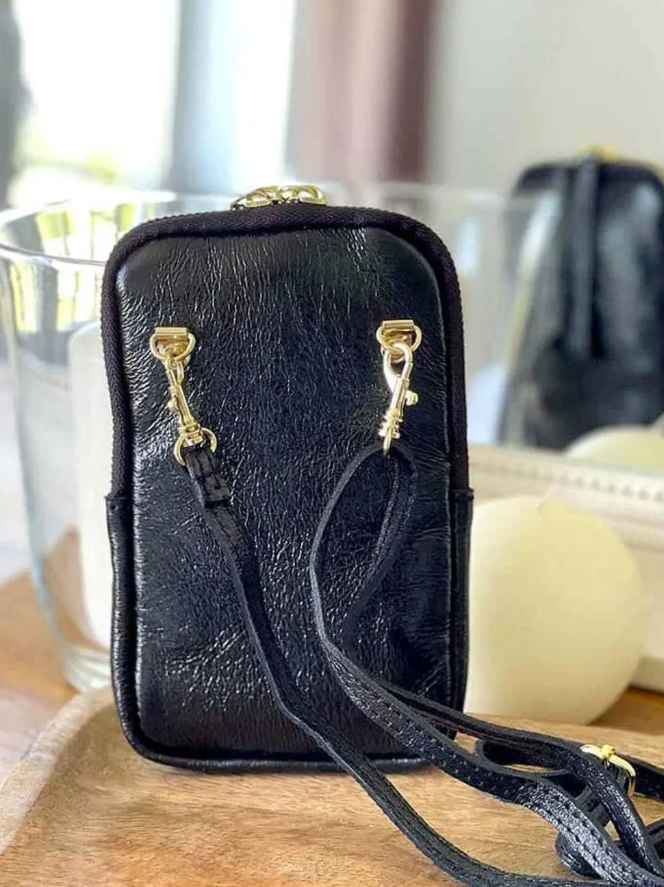sac_portable_en_cuir_noir_2.webp Femmes Saheline Sac Portable En Cuir Noir Kira