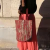 Femmes Saheline Sac Rouge Dore Lany